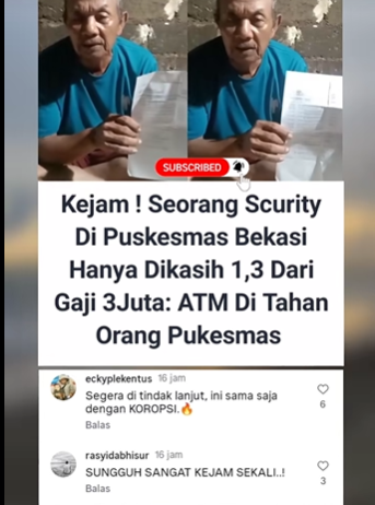 satpam puskesmas (TikTok)